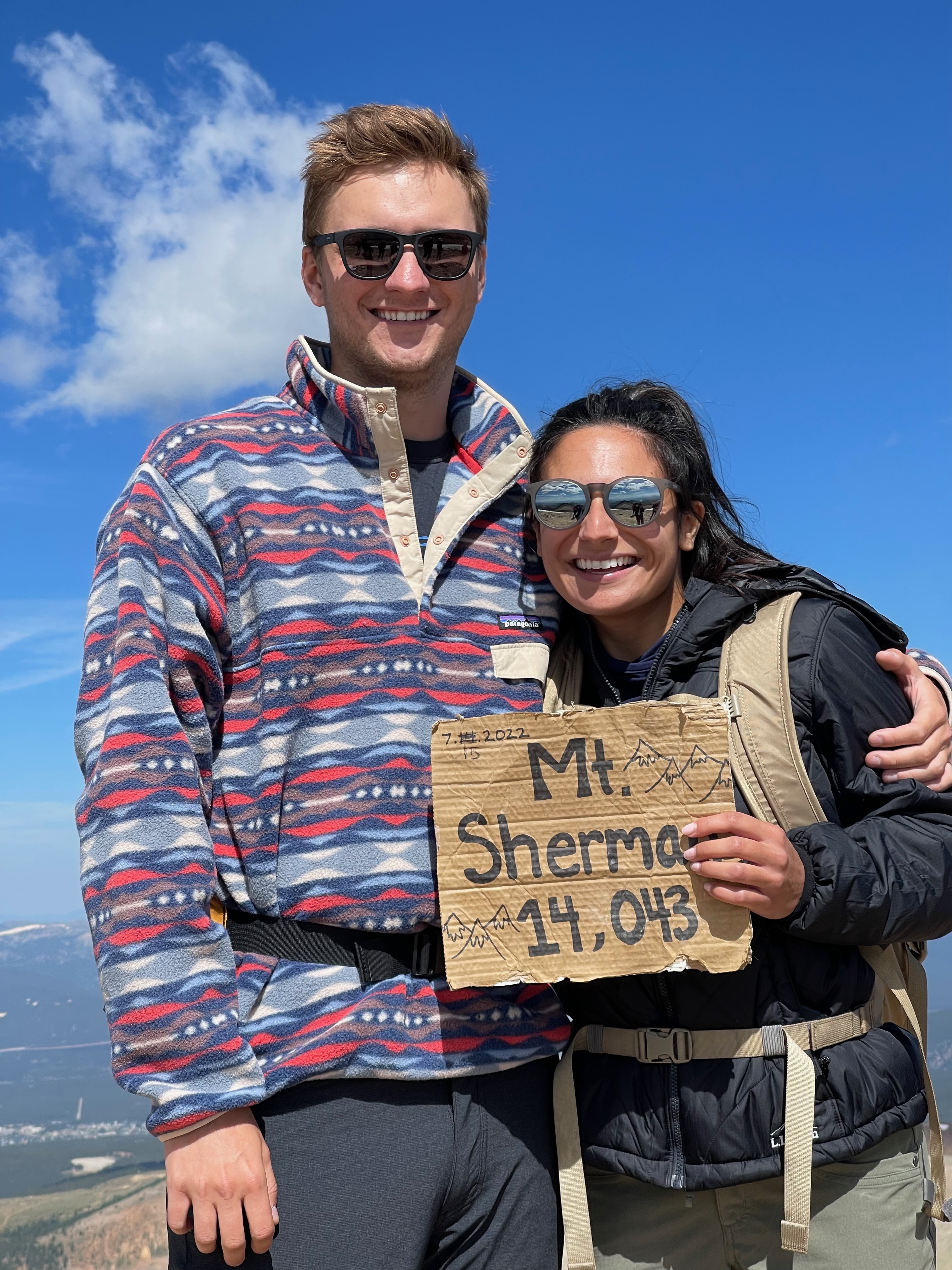 Summit of Mt. Sherman, 14,043 ft