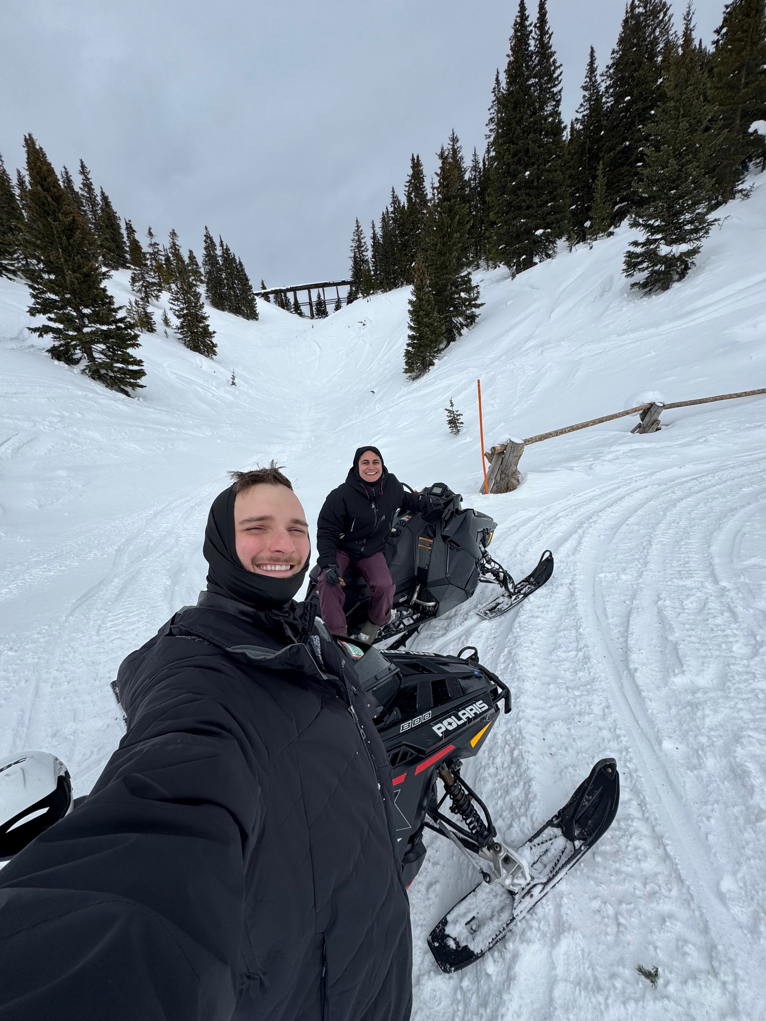 Snowmobiling